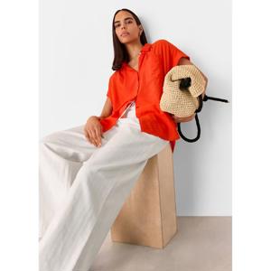 Whistles Red Nicola Button Through Shirt